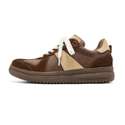 Brown Chunky Trainers – Casual Low-Top Shoes