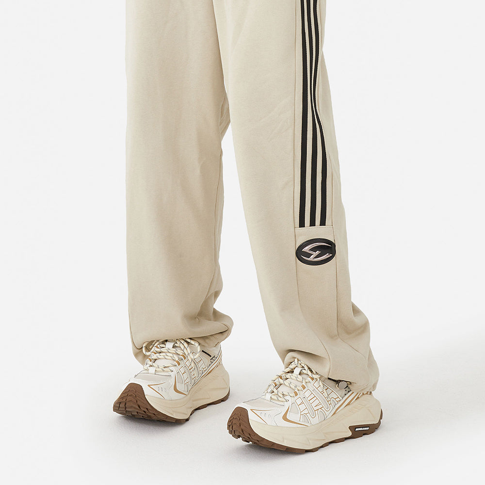 Unisex Chunky Trail Sneakers – Cream Beige Thick Sole Running Shoes