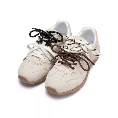 Vintage German Trainer Sneakers for Women – Flat Casual Autumn Shoes