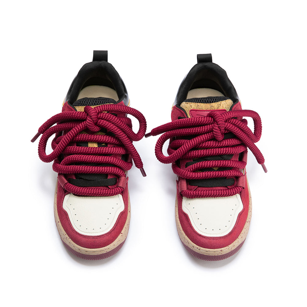 Women’s Streetwear Sneakers Chunky Sole Low-Top Shoes